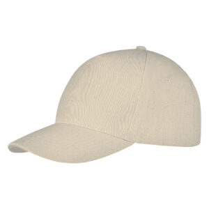 Cap with 5 panels, velcro back closure