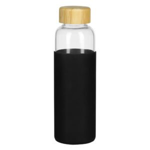 Water bottle with silicone sleeve, 500 ml